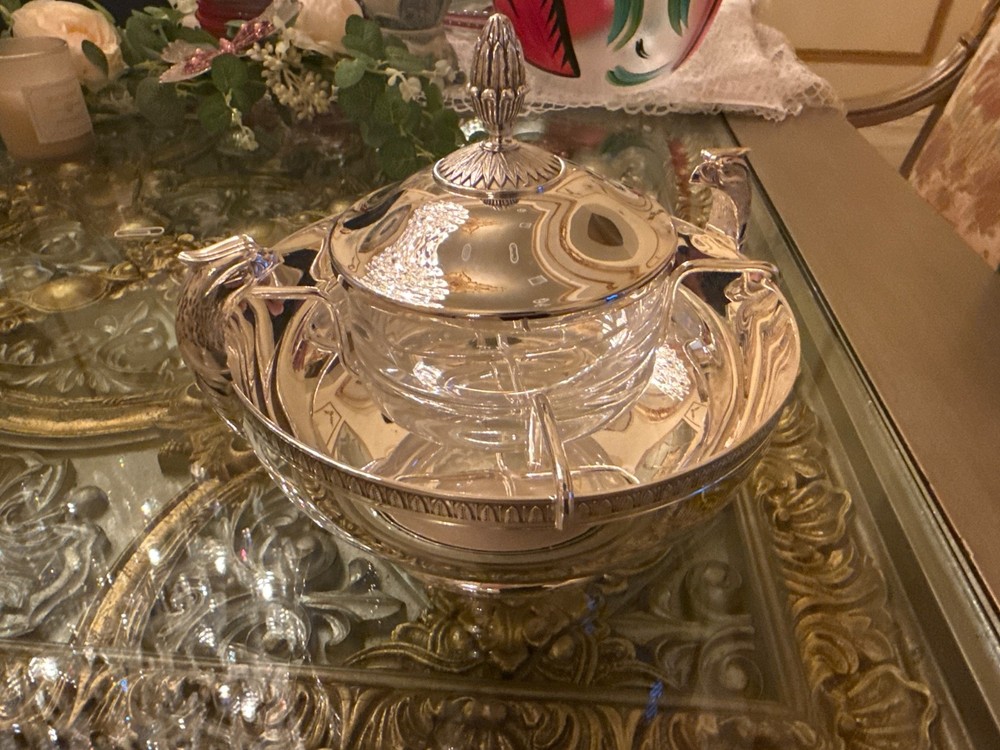 Christofle Silver-Plated Caviar Serving Set With Box