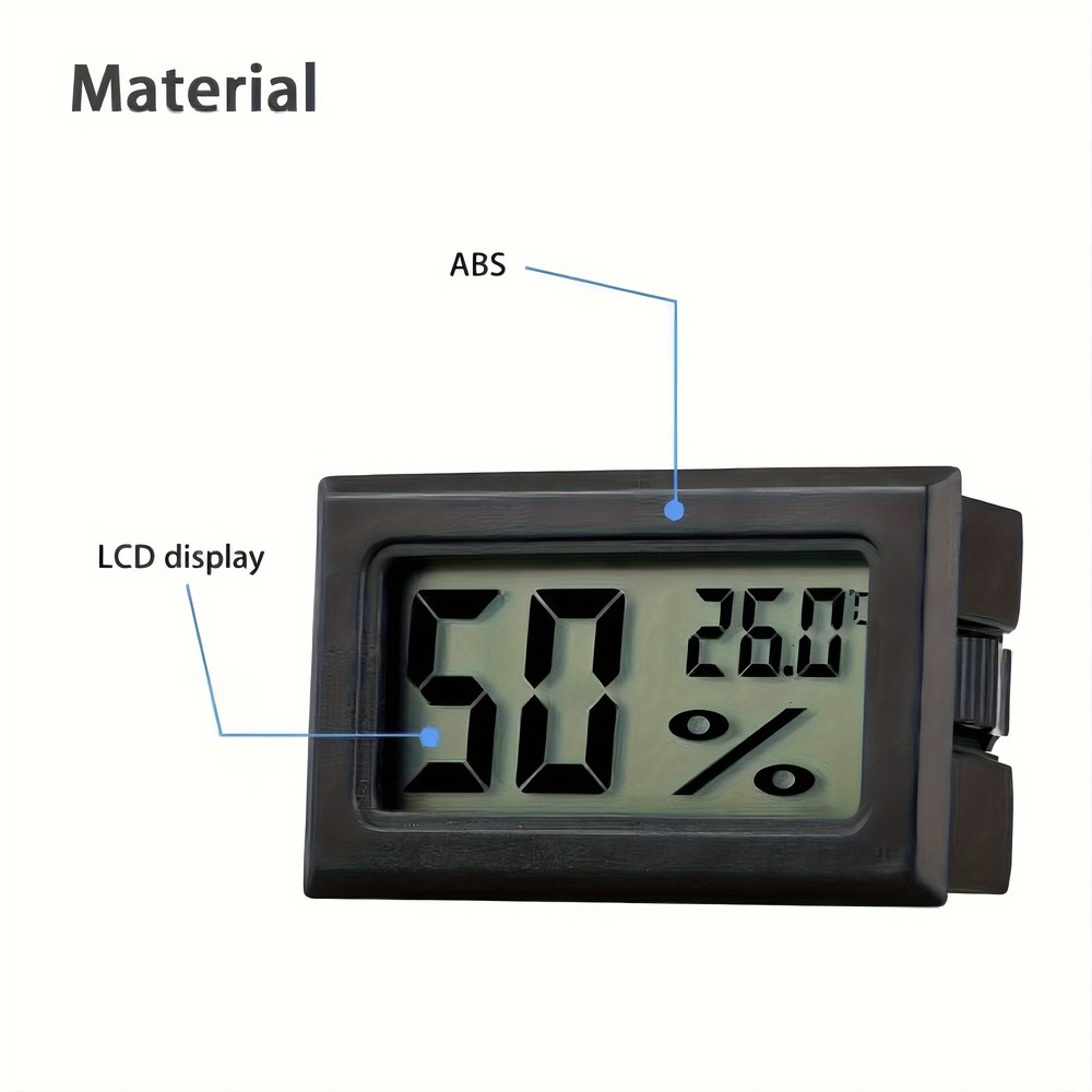 Mini Humidity Meter Thermometer Digital LCD Indoor Temperature Hygrometer Tester