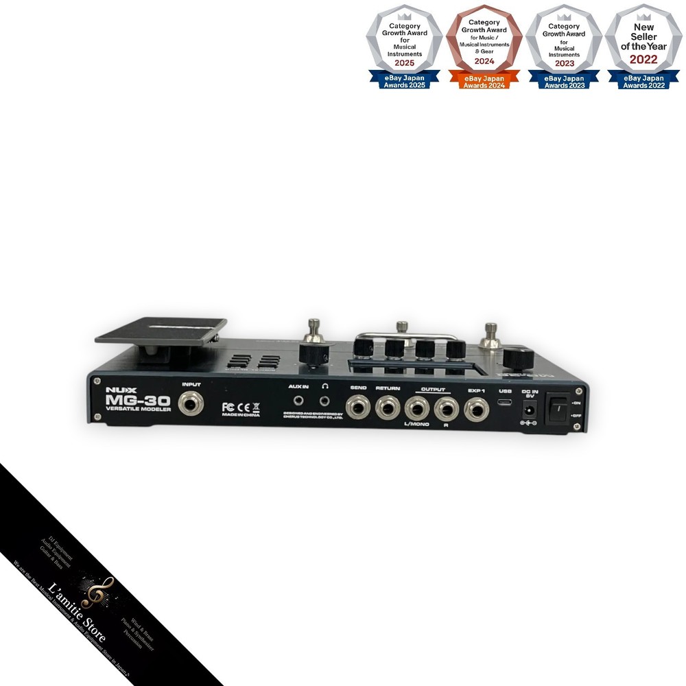NUX MG-30 Versatile Modeler Multi Effects Micro Guitar Processor Pedal MG30 JP