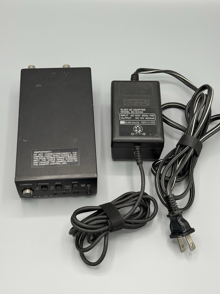 Elmo CC431E Digital Micro Inspection Remote Head Camera Control Unit, 12VDC