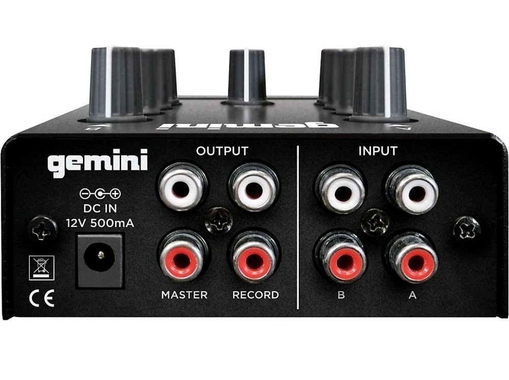 Gemini MM1 2 Channel Audio Mixer
