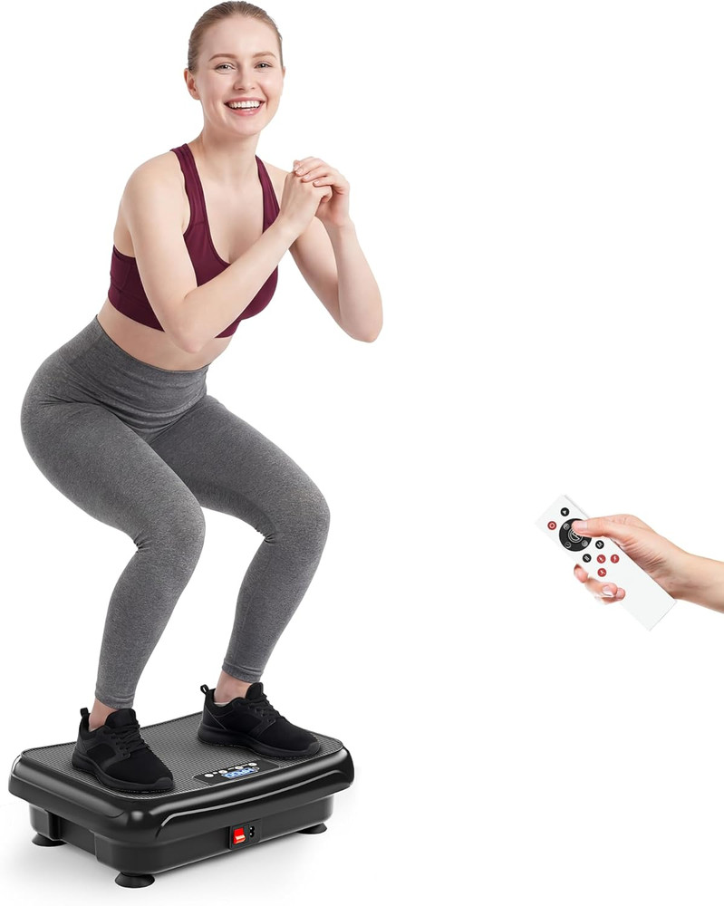 Vibration Plate Exercise Machine Mini Vibrating Plates for Sedentary Users, Help