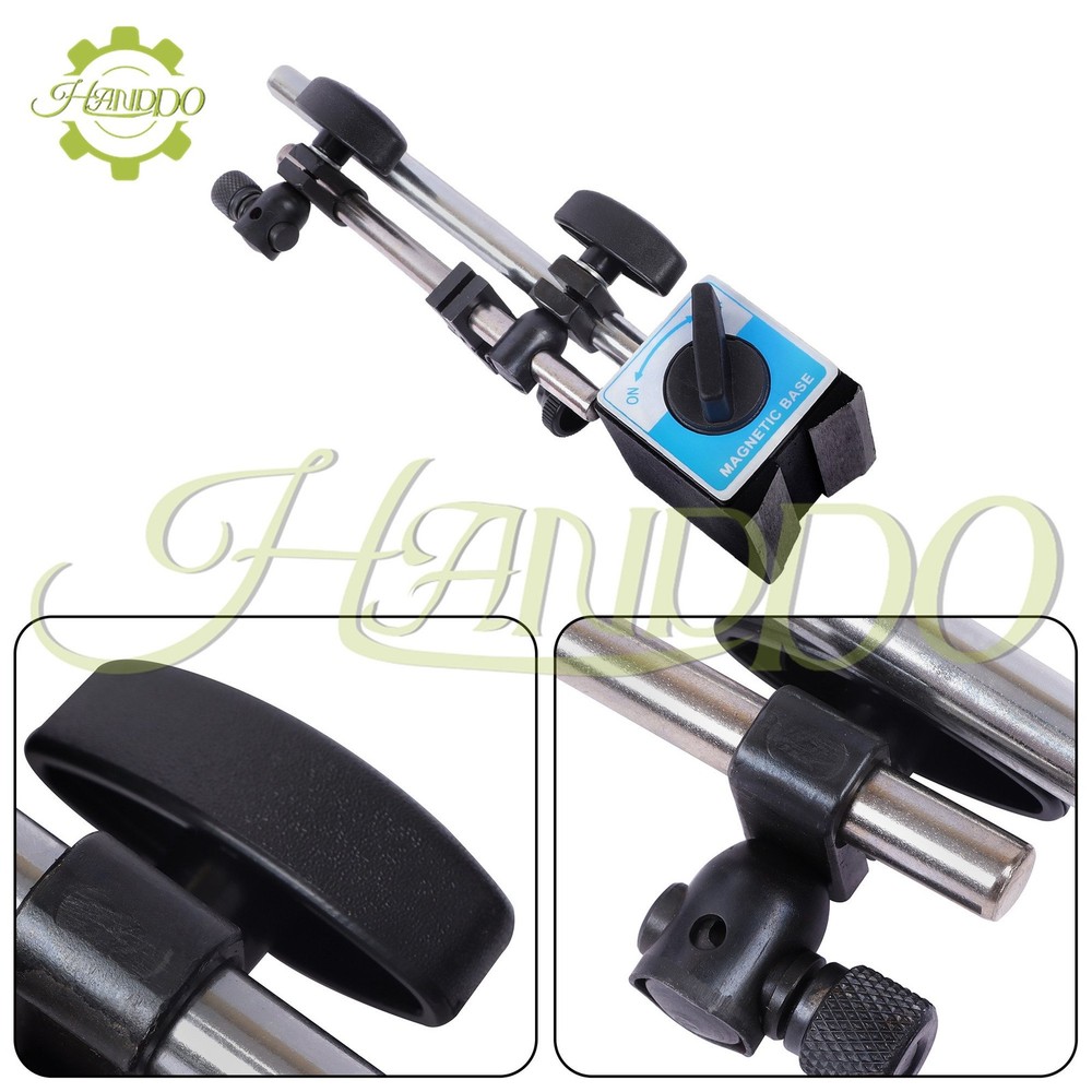 Fine Magnetic Base 1" Dial Indicator Holder Point with 22 Point Set 0-1'' Range