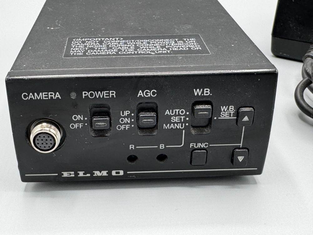 Elmo CC431E Digital Micro Inspection Remote Head Camera Control Unit, 12VDC