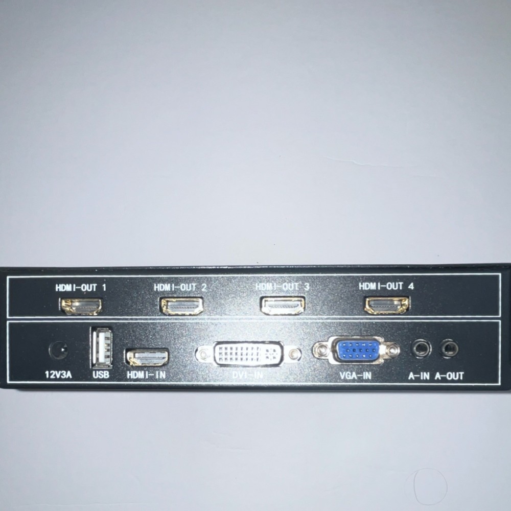 Video Wall Controller 4-Way HDMI Output, DVI, VGA, USB, Splicing