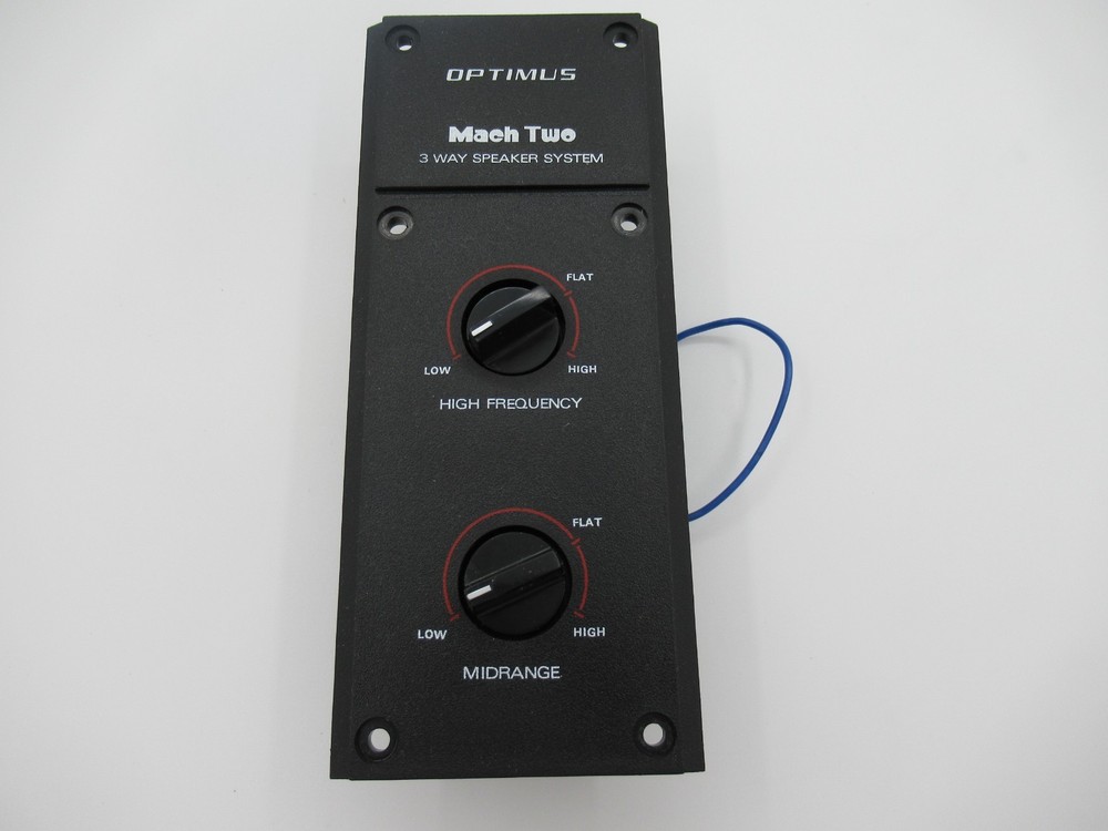 Optimus Mach 2 Front panel tweeter/ midrange Control "Look"