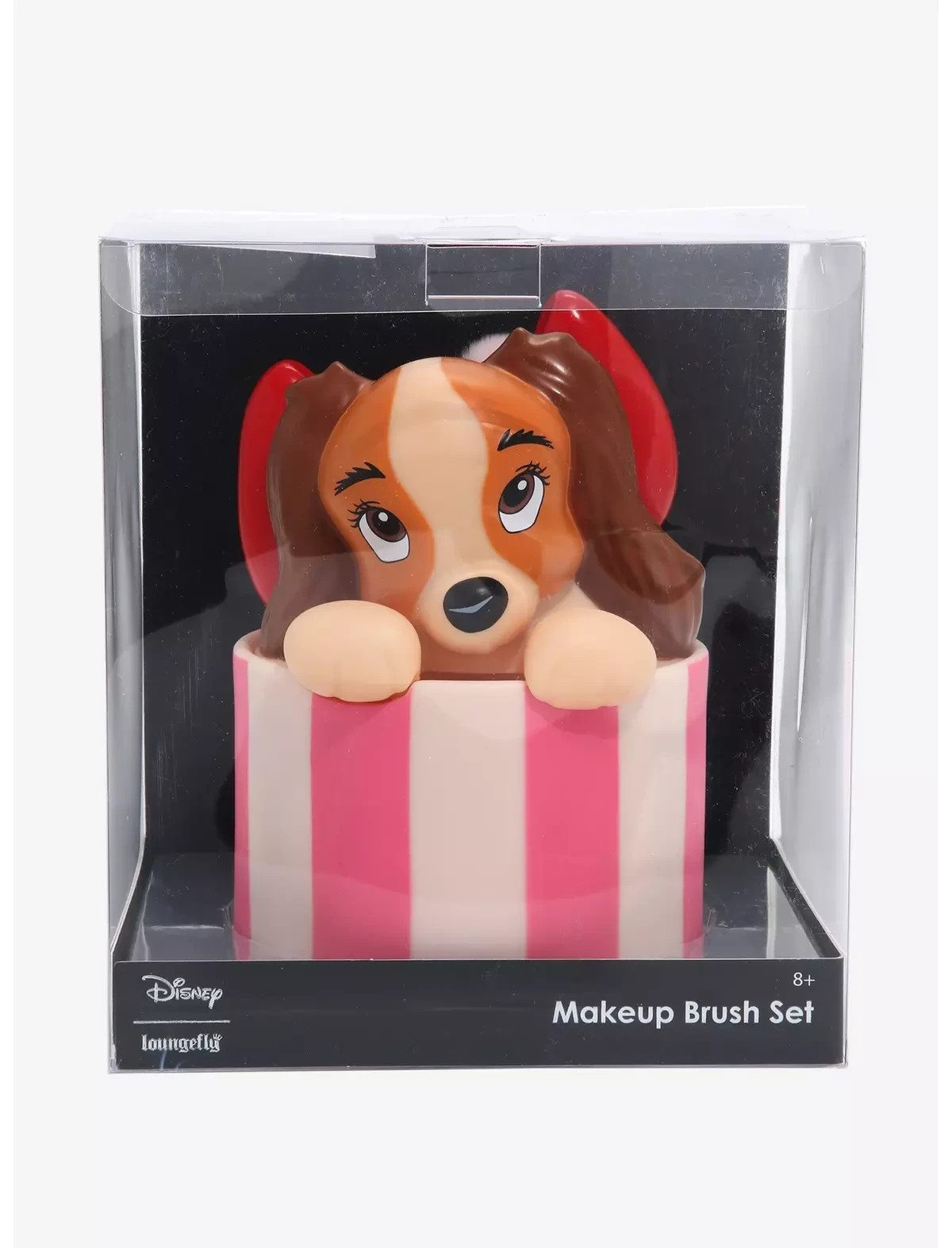 Loungefly Disney Lady and the Tramp Makeup Brush Set - BoxLunch Exclusive