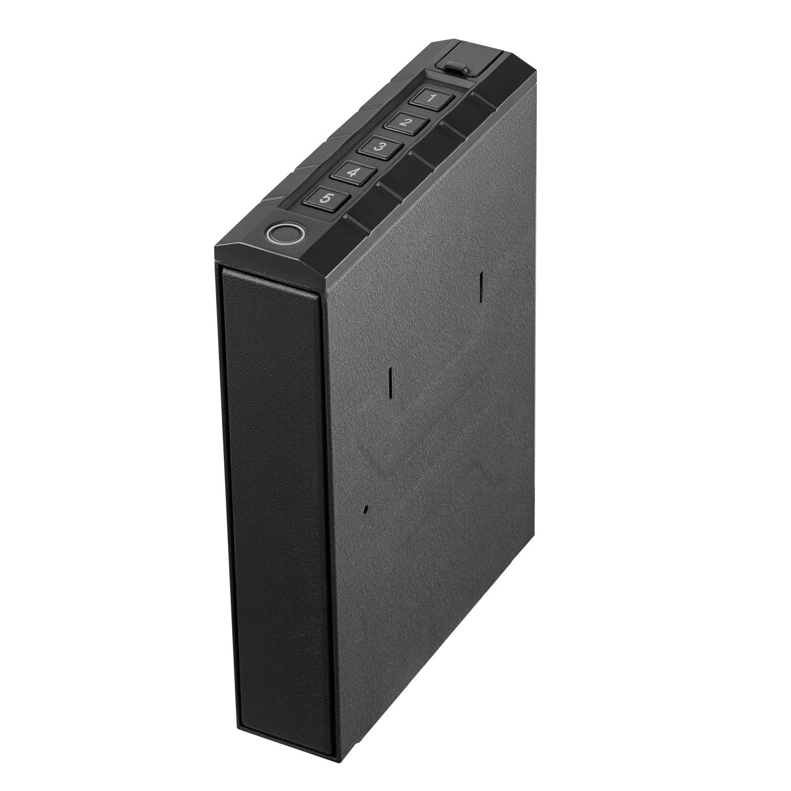 Uimoso Gun Safe Slider with Fingerprint, Code, and Key Access for Pistol Storage