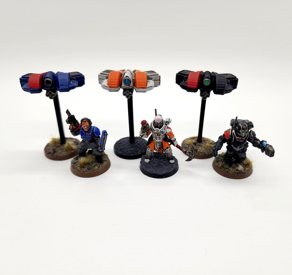 3d Printed Miniatures Gunhawk War Drones 40K Proxy Terrain for Tabletop Gaming