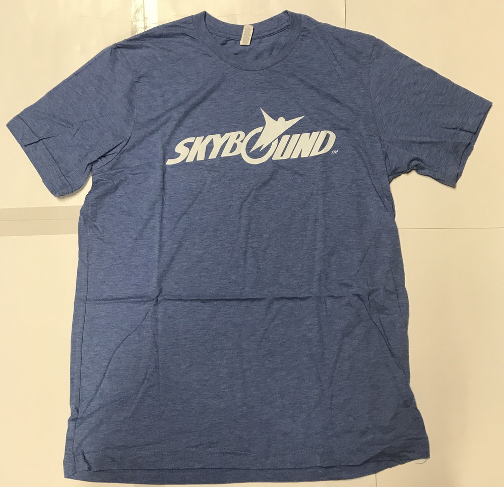 TWD Skybound Comics Logo Shirt Size XL Blue