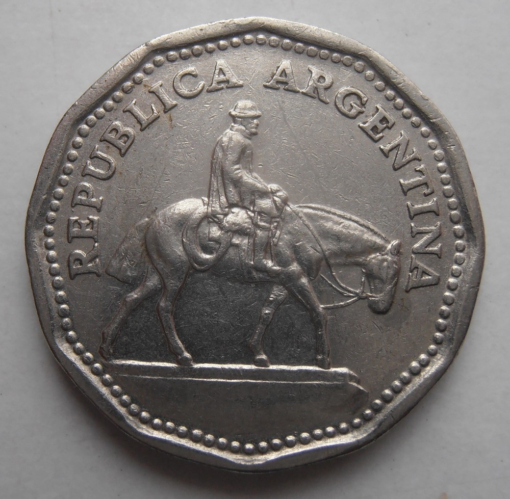 ARGENTINA 10 PESOS 1963