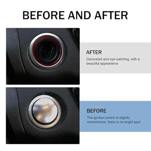 Car Engine Start Stop Button Switch, Push to Start-Stop Button, Ignition