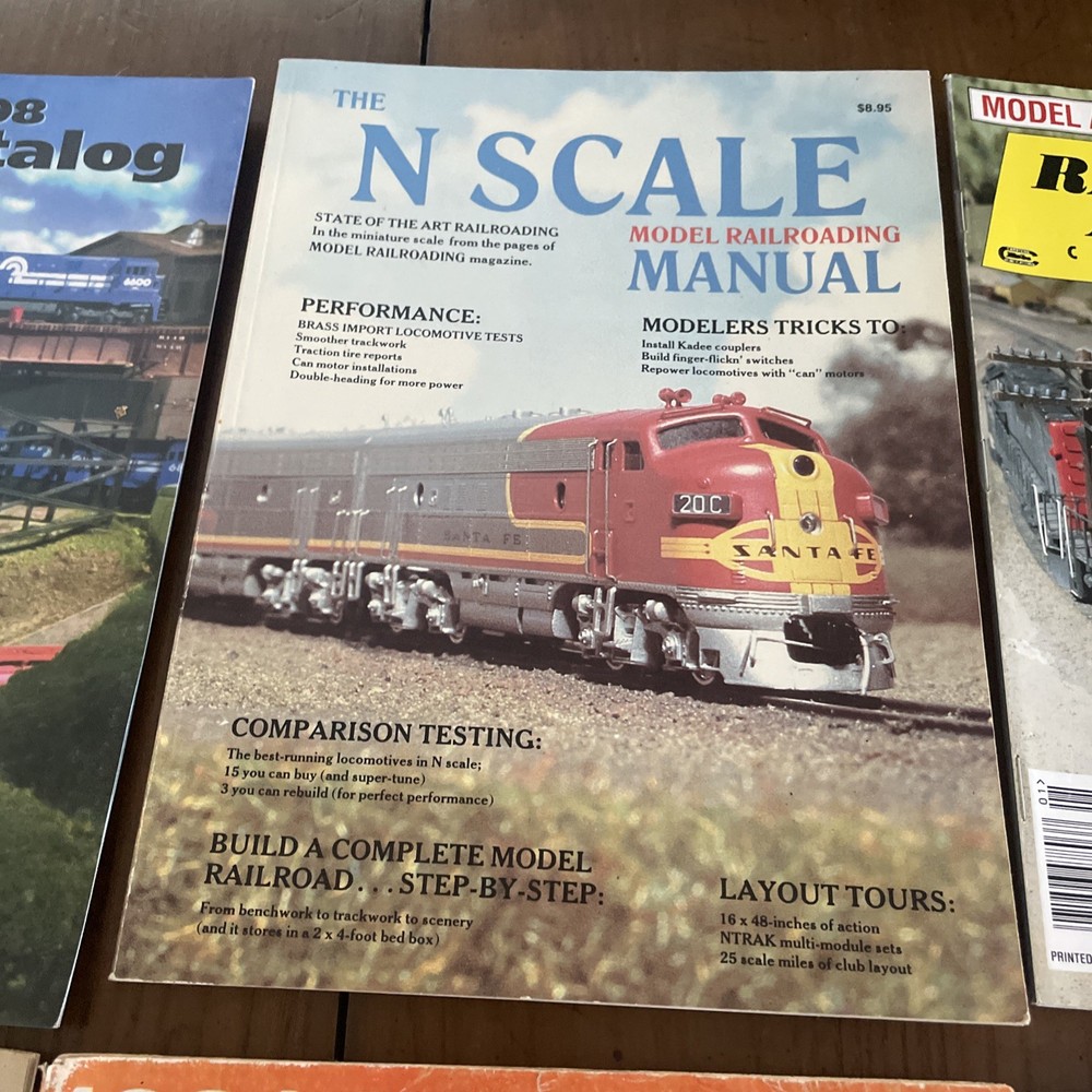 MODEL RAILROAD MAGAZINES & CATALOGS 12 Vintage Issues