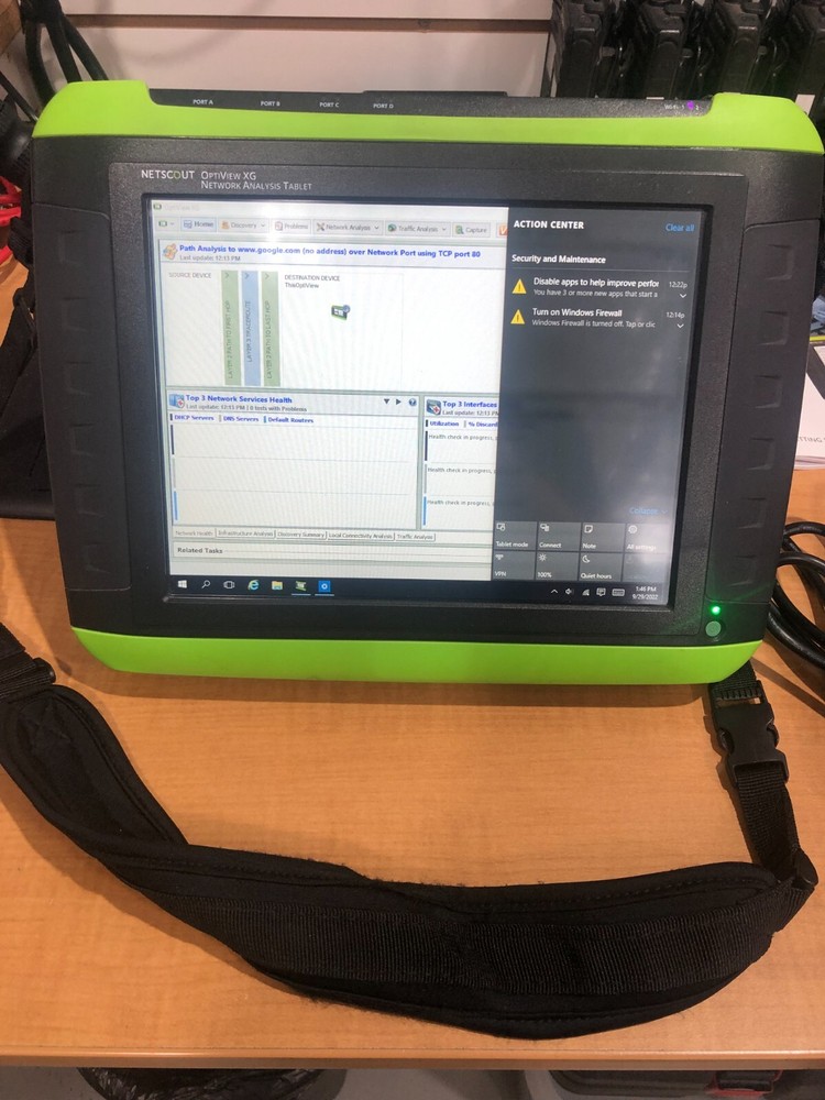 NetScout OPVXG-EXPT OptiView XG Network Analysis Tablet, 10 Gbps