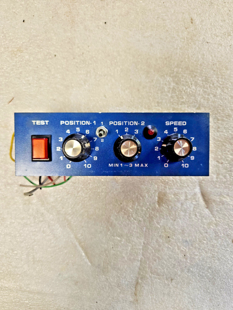 Control Panel , 2 Position/Speed , Used