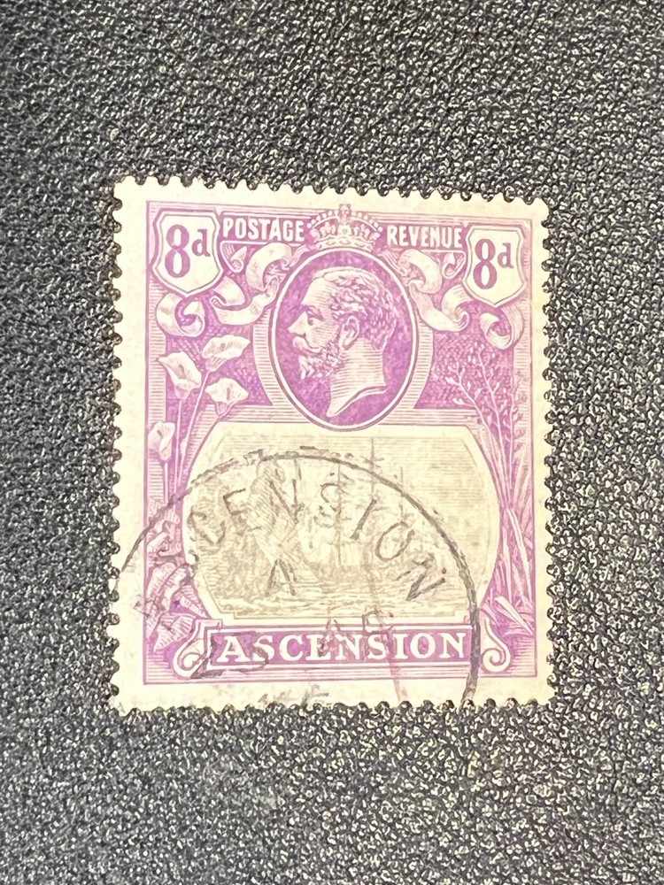 Ascension stamp 18 used