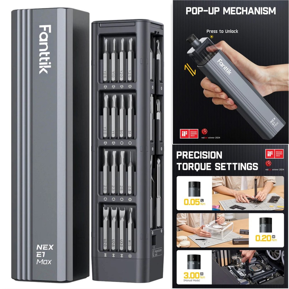 Fanttik E1 MAX Precision Electric Screwdriver Used
