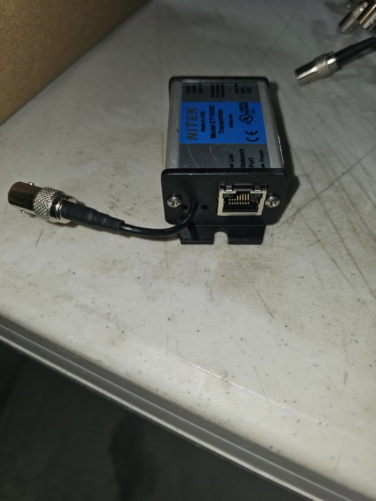 NITEK ET1543C Etherstretch IP Camera-Over Coax Network Extender Transmitter Unit