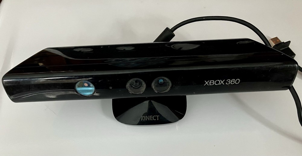 Genuine Microsoft Xbox 360 Kinect Connect Black Sensor Bar Untested, Parts/Rep
