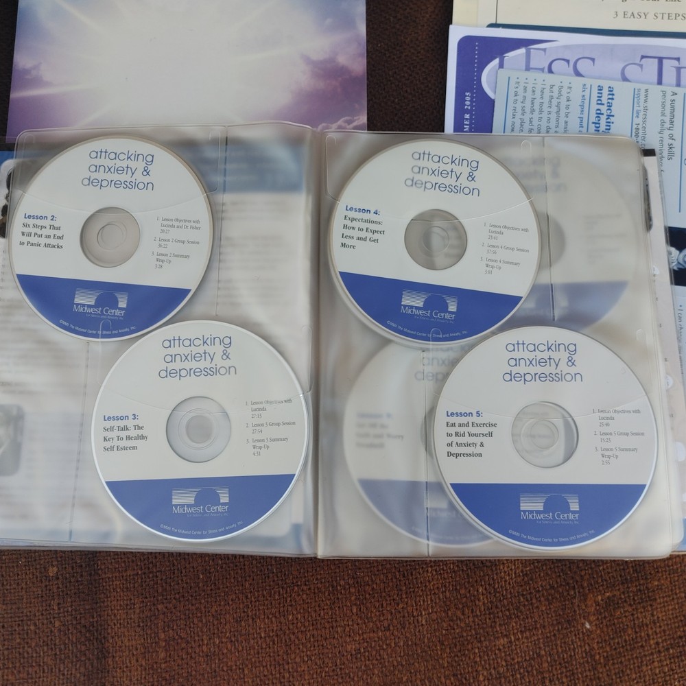 Midwest Center Attacking Anxiety and Depression Self Help, Self Awareness DVD