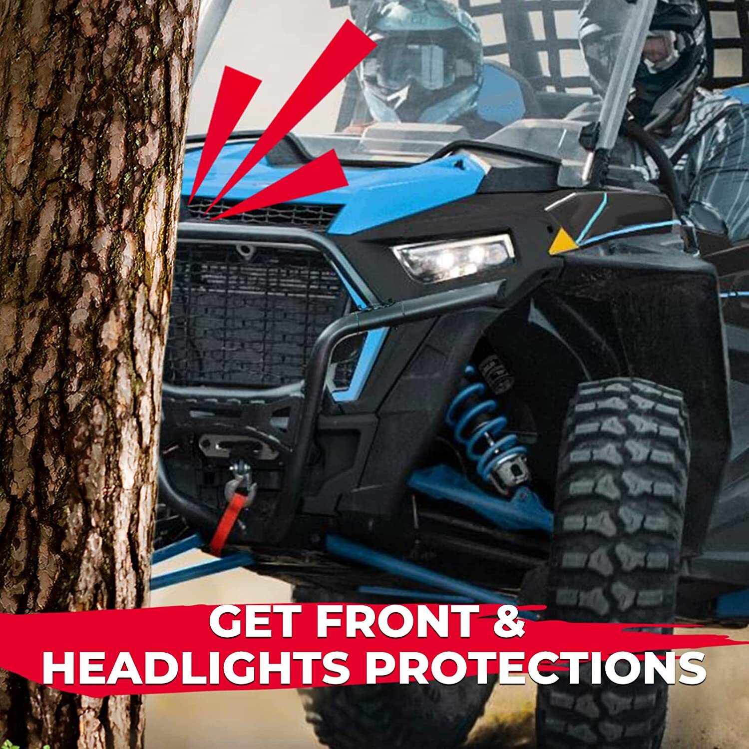 Heavy Duty Front Bumper Guard For 2019-2023 Polaris RZR XP 1000 / XP 4 Turbo