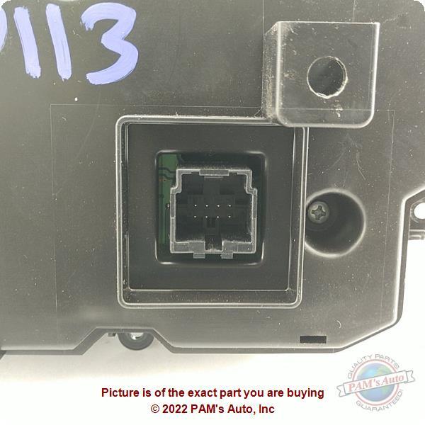 Used A/C Selector Switch fits: 2016 Chrysler 200 automatic temperature control w