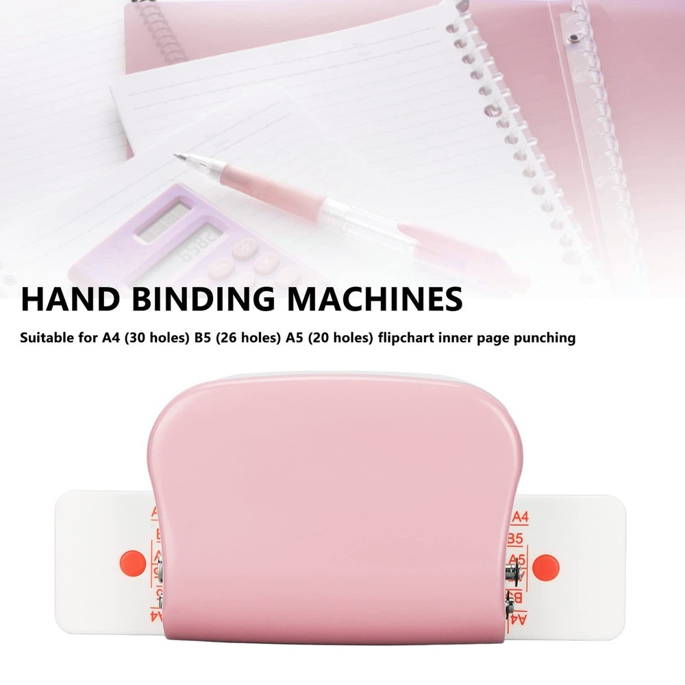 Binding Machines Mini Manual Multipurpose 6 Holes Cinch Book Binding Machine ...