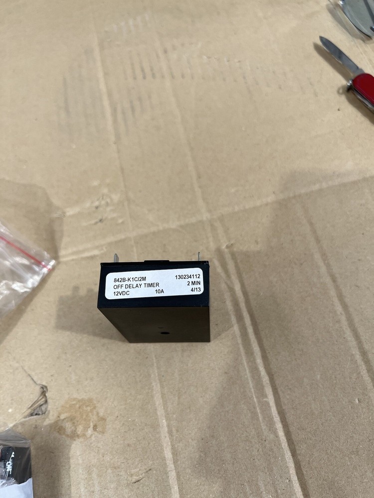 Qty 3 precision timer co off delay timer 12vdc 2 min
