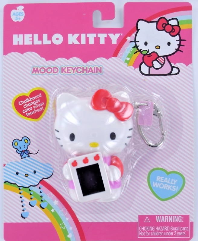 HELLO KITTY MOOD Keychain Keyring SANRIO changes color Basic Fun Retired NEW