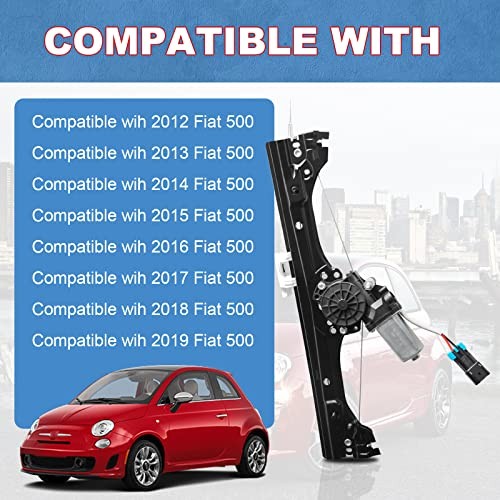 Front Left Power Window Regulator And Motor Assembly Compatible Left-751-648