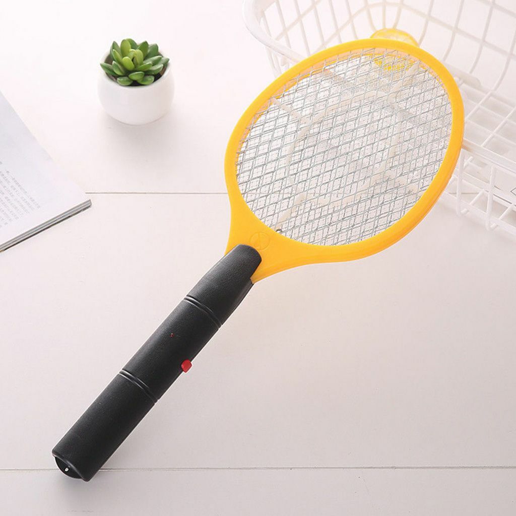 Electric Mosquito Swatter Zapper Racket Handheld Bug Insect Pest Wasp Killer