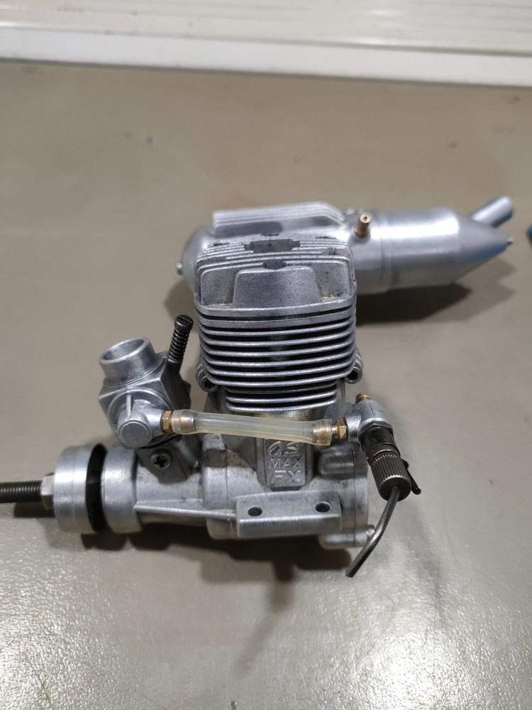 OS Max 46 FX Nitro Airplane Engine 2-Stroke. Tight Compression. OS Engine 46FX