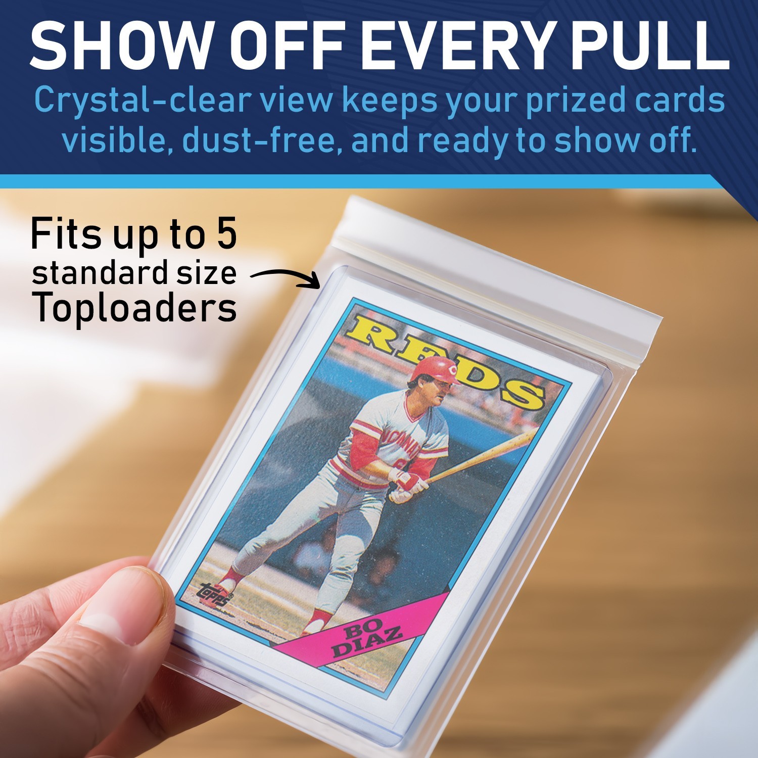 Team Bags Resealable for Toploaders Semi Rigid & Magnetic Holders 100-10000 Pack