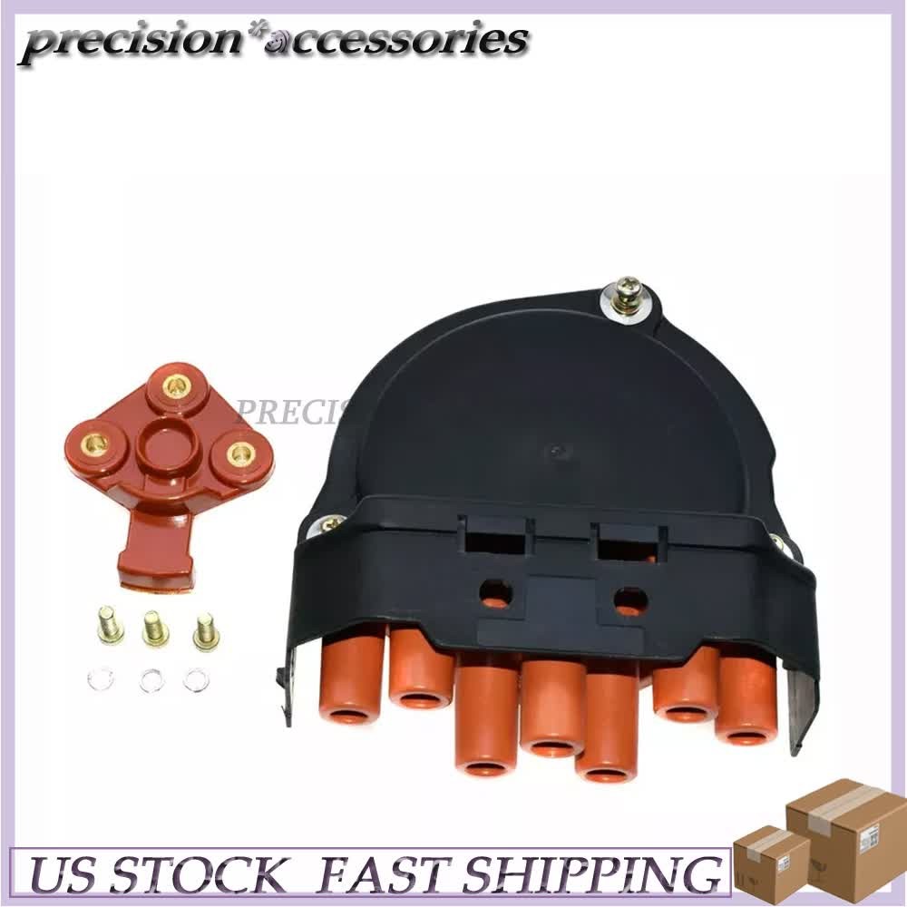 1Set Distributor Cap Rotor Kit 12111725070 Fits For BMW E23 E24 E28 E30 E31 E32