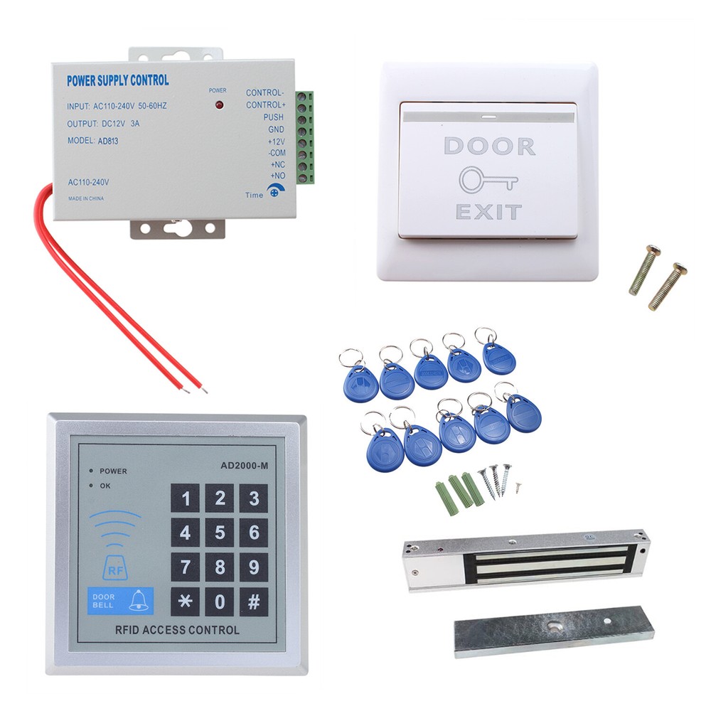 Door Access Control System Kit with RFID keypad Entry Security Control System