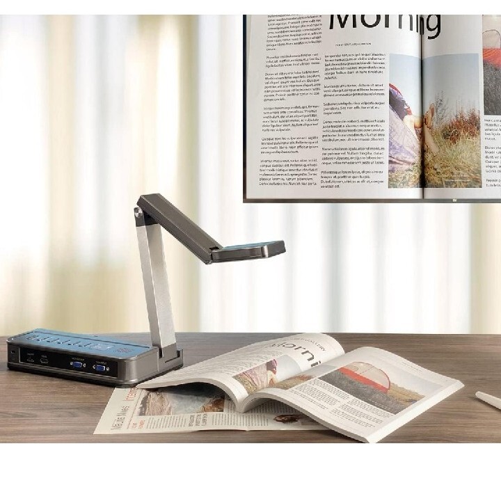 eloam VE802AF Portable Document Camera HDMI VGA Port OCR Visual Presenter