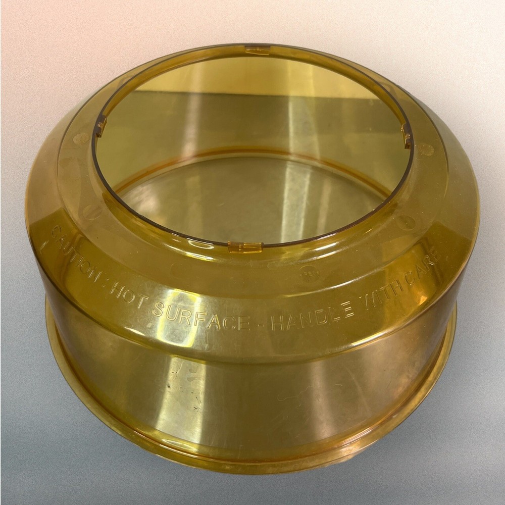 NuWave Pro Plus Infrared Oven Model 20601 Replacement Amber Plastic Dome Cover