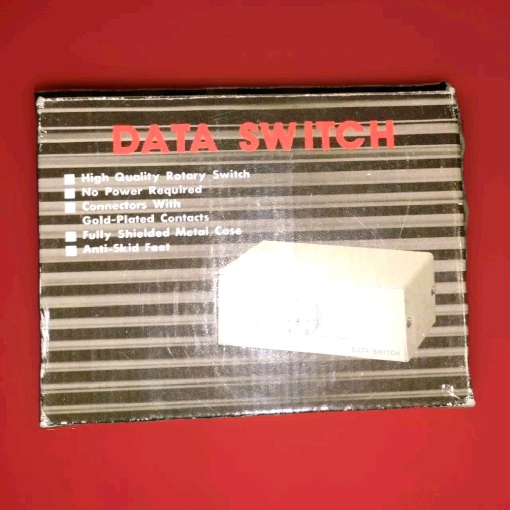 2 Port 2 Way DB9/PS2/VGA Manual A-B Data Transfer Switch