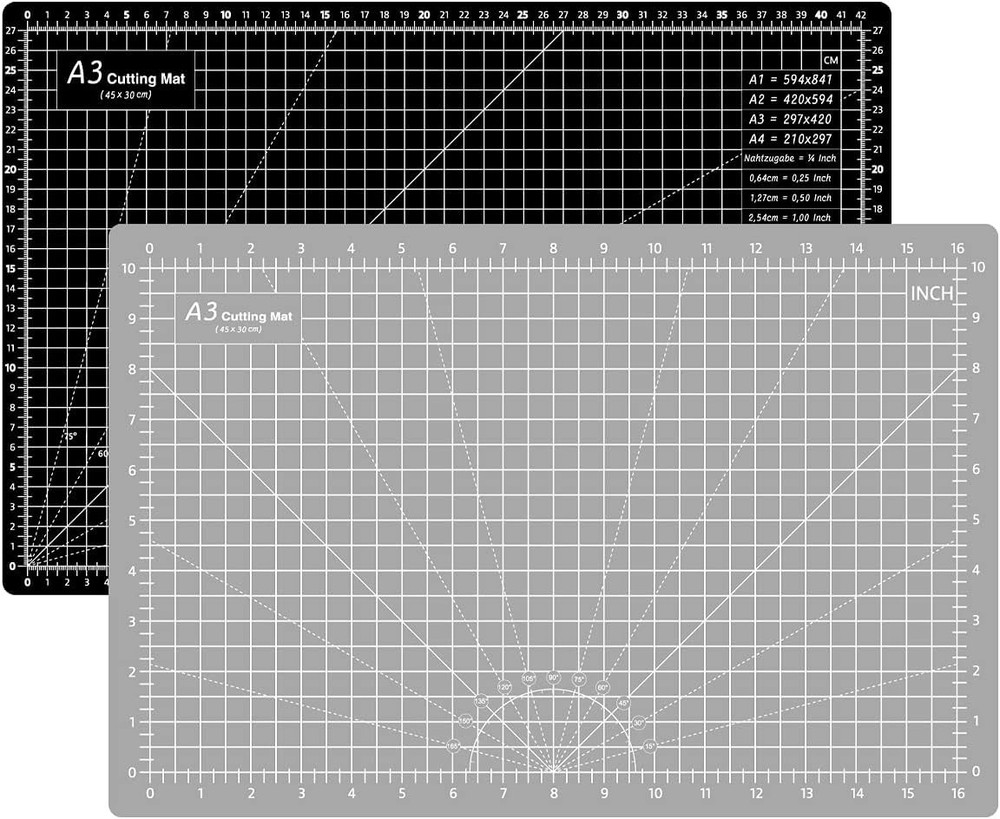 Thickened 18x12 Craft Cutting Mat - Self-Healing & Versatile for DIY Projects