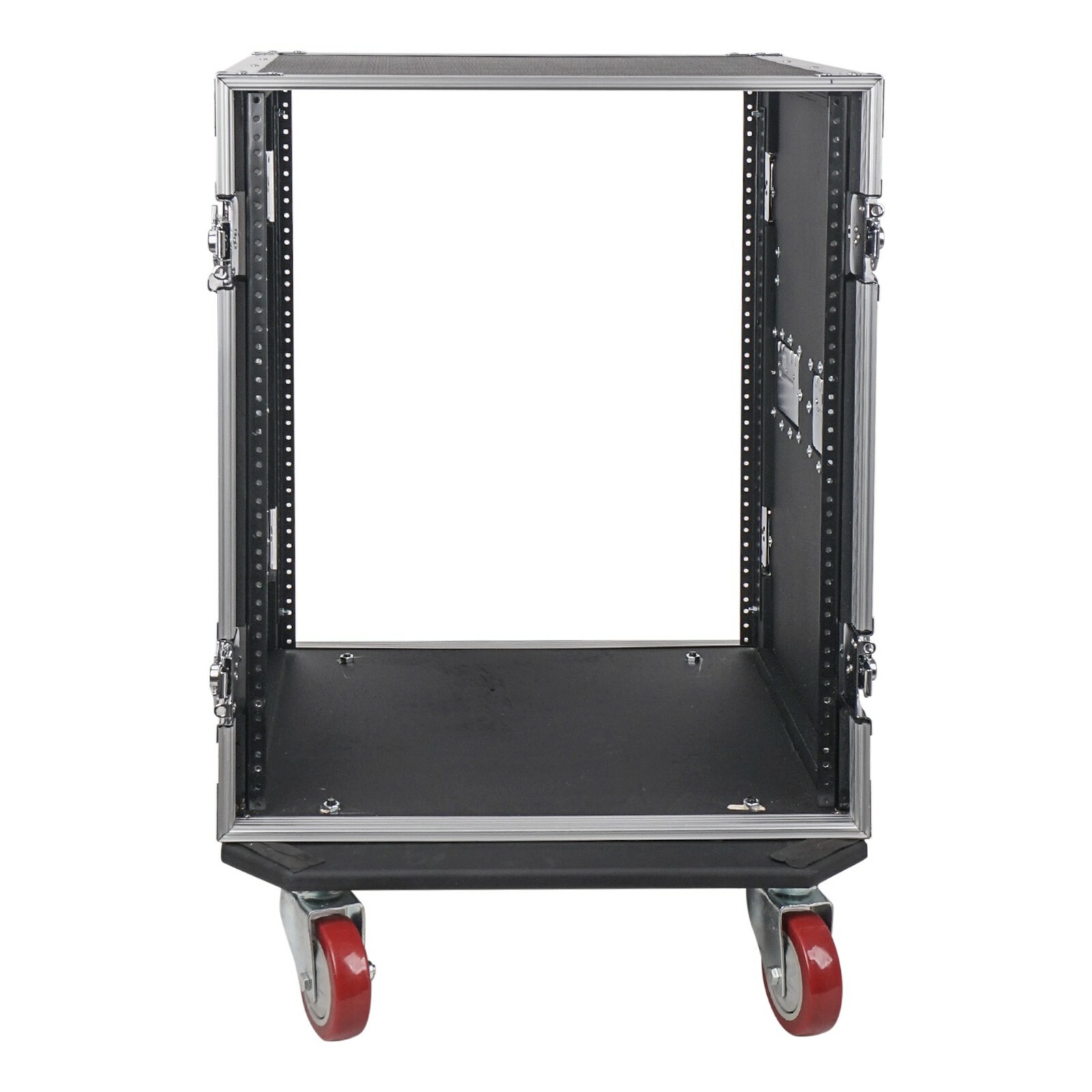 Sound Town 14U PA DJ Rack/Road Case with 21"Depth Plywood,Casters (STRC-14UW)