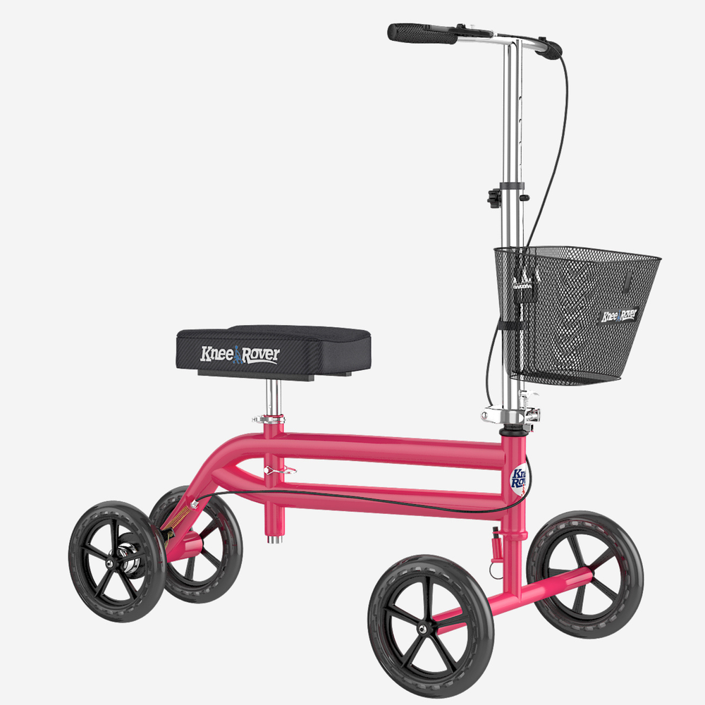 KneeRover® Steerable Knee Scooter Pink