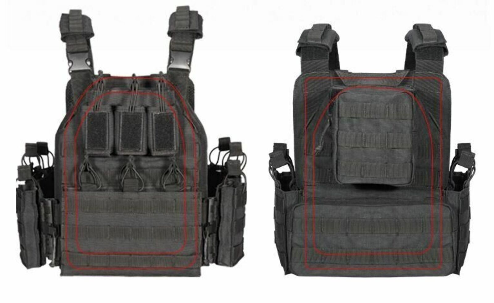 Urban Assault Shadow Ghost Camo Tactical Vest Plate Carrier