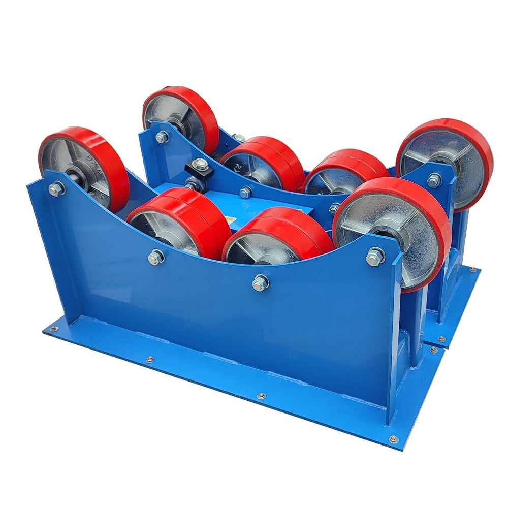 220V 3T TPU Wheel Welding Turning Roller Remote Control Welding Roller Bracket