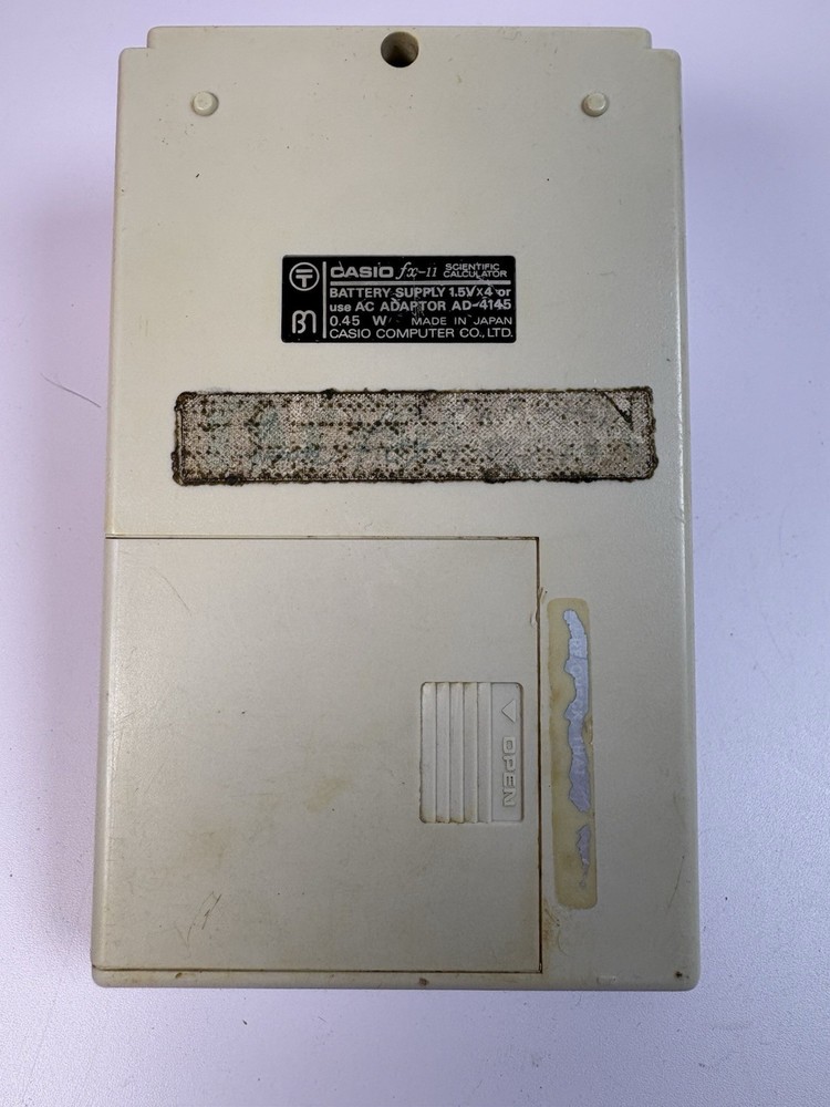 Vintage Casio Fx-11 Scientific Calculator