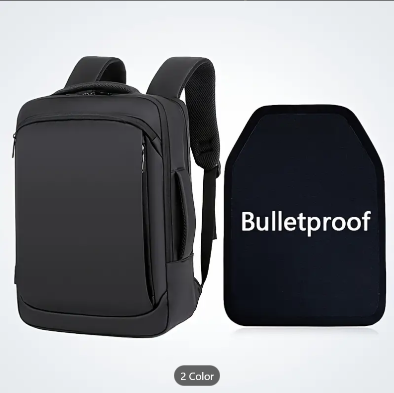 45m Bulletproof Backpack - Lightweight with 10x16 panel Insert - NIJ LEVEL IIIa