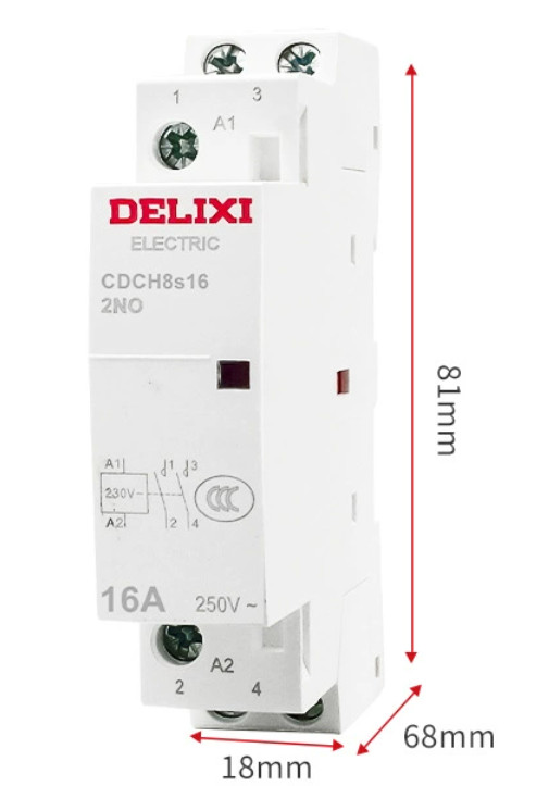 Delixi AC Contactor CDCH8S 16A