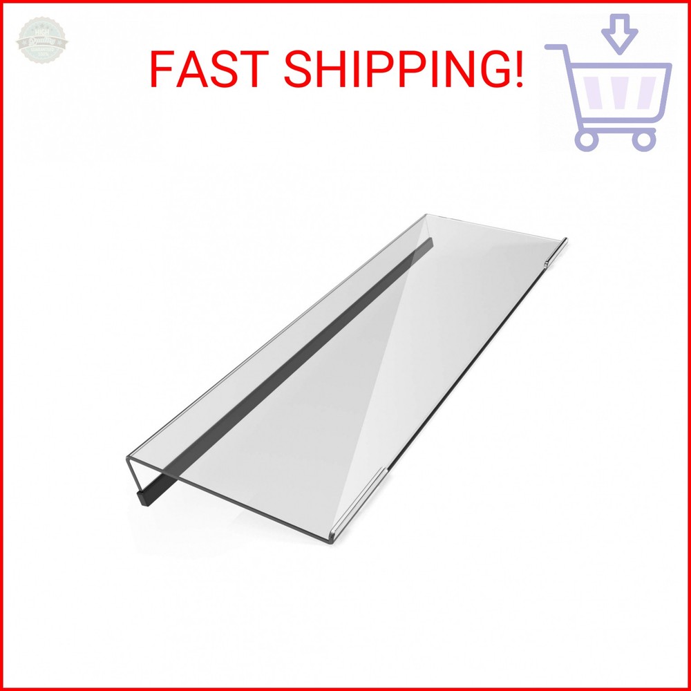 KOTEMON Acrylic Tilted Computer Keyboard Stand for Ergonomic Typing, Keyboard Tr