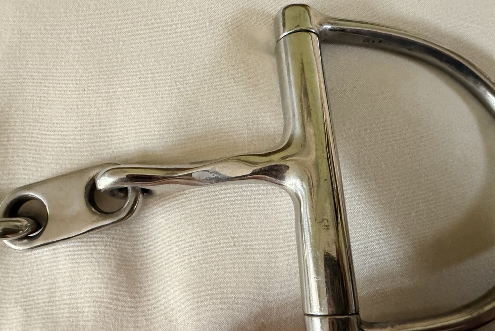 Centaur Slow Twist french link D-Ring Snaffle Bit 5 inch