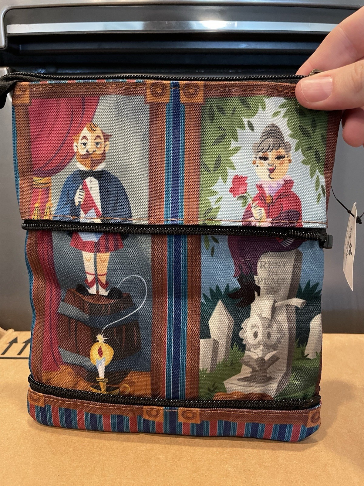 Disney Haunted Mansion Small Makeup Bag NEW WITH TAGS Disneyland Exclusive