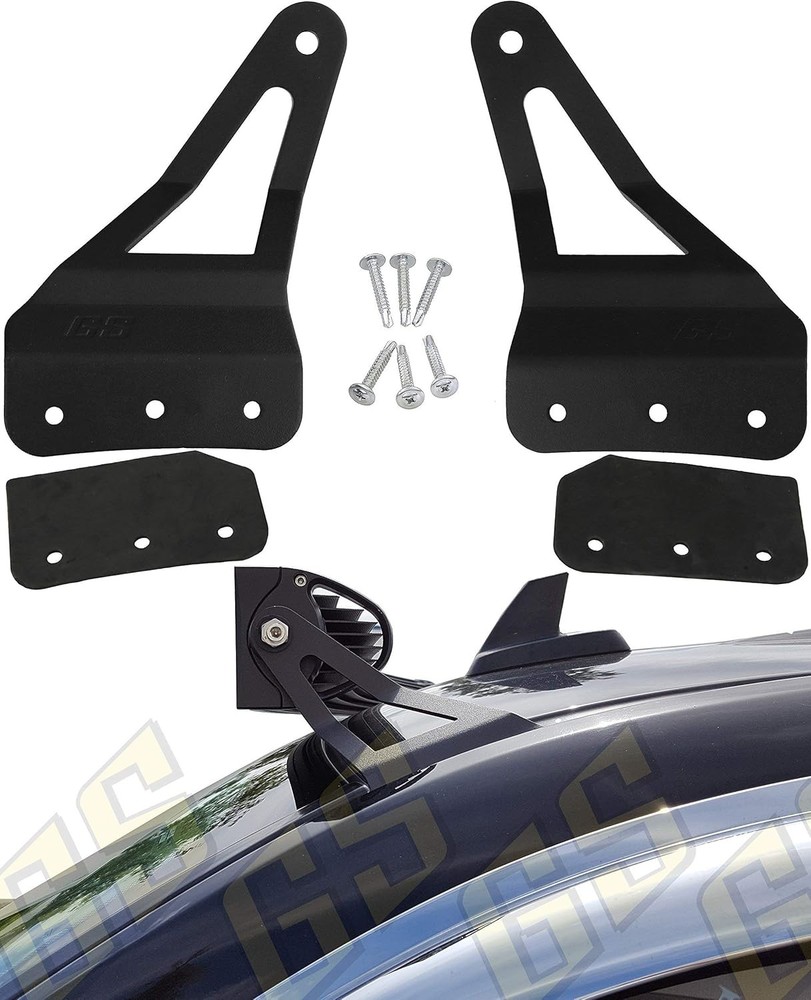 LED Light Bar Brackets 50 52 54'' Mount Offroad Lightbar Upper Windshield Chevy
